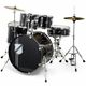 Millenium Focus 20 Drum Set Blac B-Stock Eventuellt mindre spår av användning