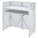 Roadworx DJ Table ALU White Shelf