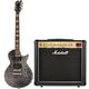 ESP LTD EC-401 QM ST Black Bundle