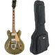 Harley Benton HB-35Plus Tremlo Olive Bundle