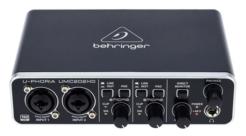Behringer UMC202HD – Vue 3 | Fluxlab