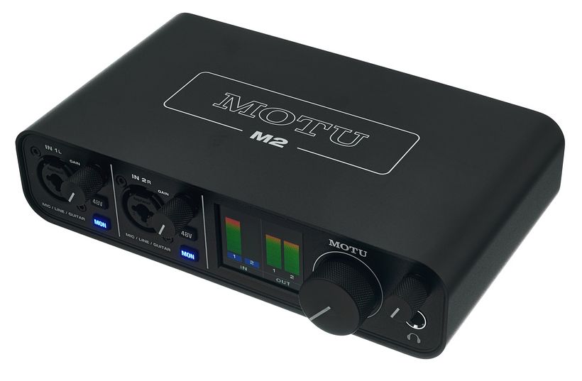 MOTU M2 – Vue 2 | Fluxlab