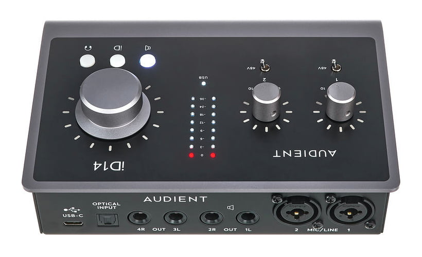 Audient iD14 MKII – Vue 5 | Fluxlab