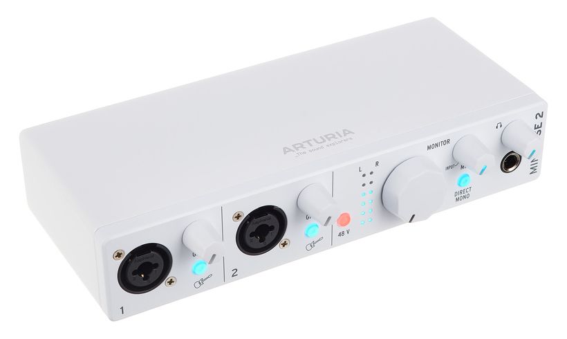 Arturia MiniFuse 2 White – Vue 3 | Fluxlab