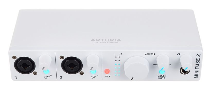 Arturia MiniFuse 2 White – Vue 2 | Fluxlab