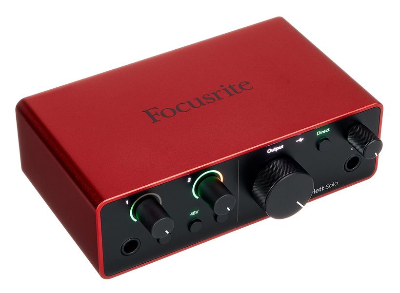 Focusrite Scarlett Solo 4th Gen – Vue 4 | Fluxlab