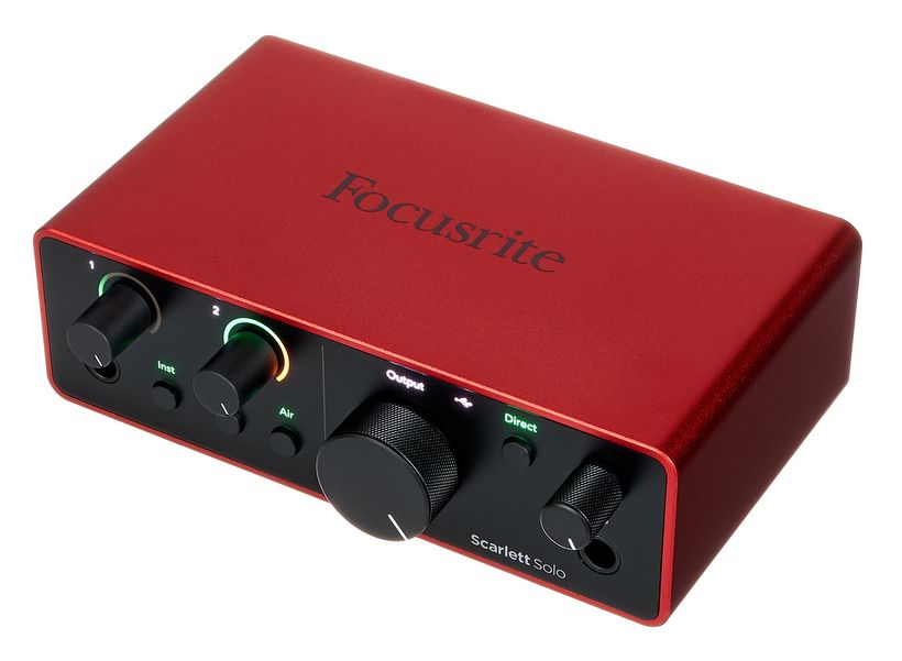 Focusrite Scarlett Solo 4th Gen – Vue 2 | Fluxlab