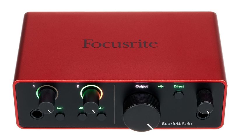 Focusrite Scarlett Solo 4th Gen – Vue 3 | Fluxlab