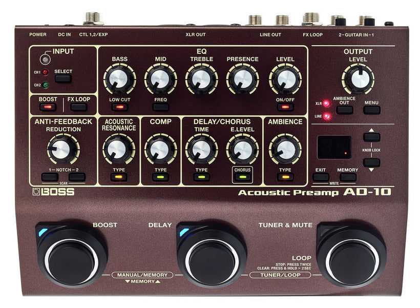 AD-10 Acoustic Preamp & FX