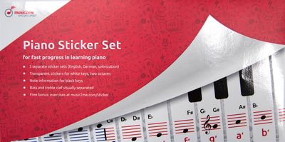 Music2me Piano Sticker Thomann Uk