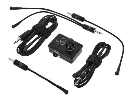 Pickup pour guitare classique Myers montrant tous les câbles