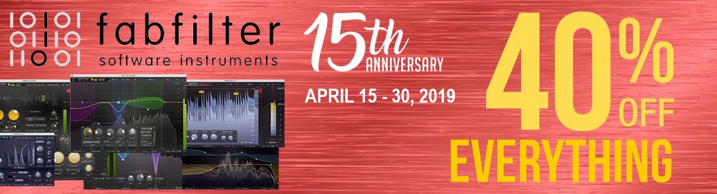 Fabfilter 15th Anniversary Deals