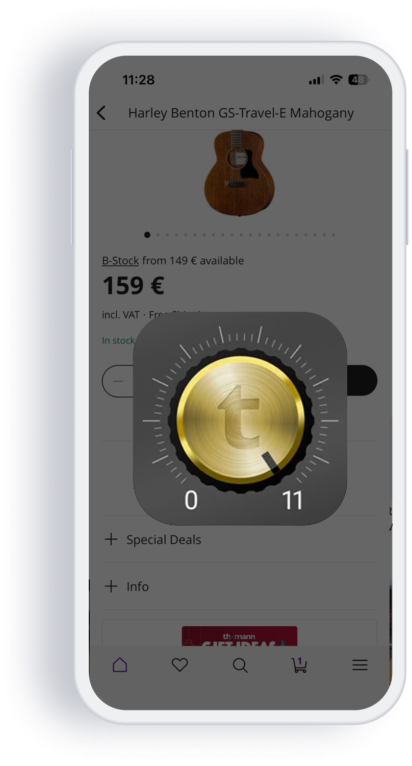 Informações sobre a app
