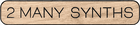 2 Many Synths Eurorack Case 12U 126HP Oak