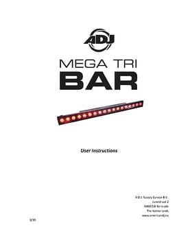 ADJ Mega TRI Bar – Thomann France