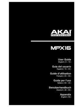AKAI Professional MPX16 – Thomann Elláda