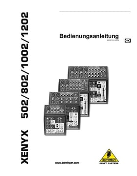 Behringer Xenyx 802 Mixer – Thomann Österreich