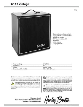 harley benton vintage 30