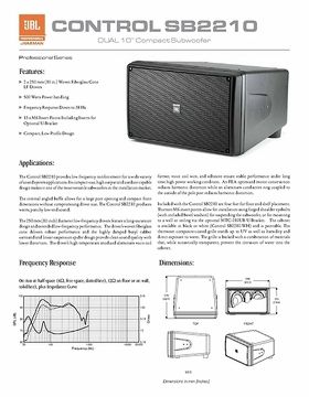 sb2210 jbl