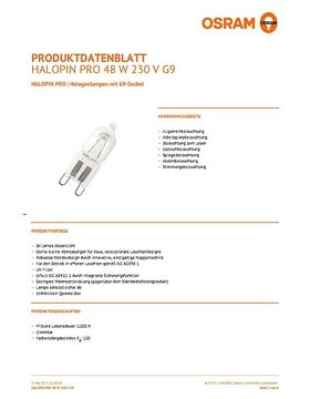 Lampadine Alogene Osram 48W G9 - Confezione Da 10 - Luce Calda 740 Lumen - Dimmerabili - Foto 2