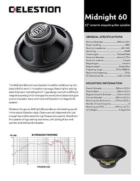 celestion midnight 60 speaker