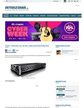Tascam US-16x08 – Musikhaus Thomann