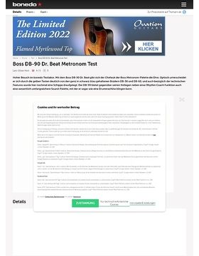 Boss DB-90 Dr. Beat Metronom – Musikhaus Thomann