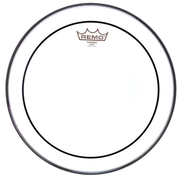 Remo 13" Pinstripe clear