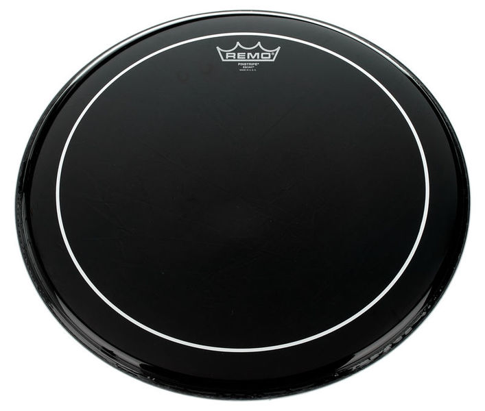Remo 16" Pinstripe Ebony