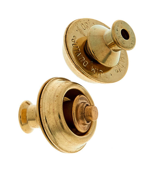 Dunlop Straplocks Brass Dual Design