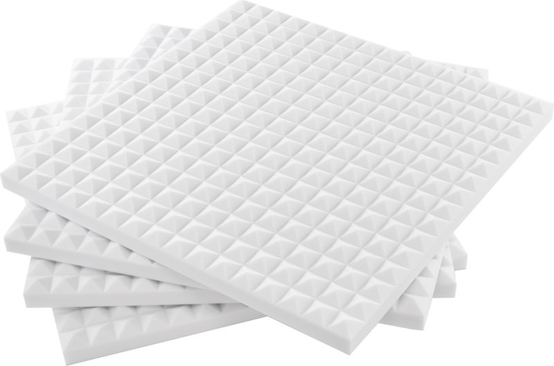 t.akustik Melamine Pyramid 70mm WH