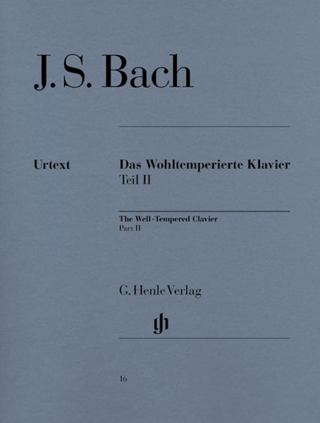 Henle Verlag Bach Wohltemperiert Klavier II