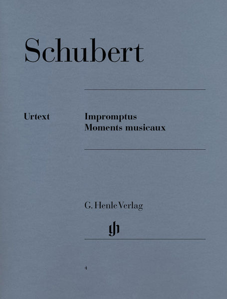 Henle Verlag Schubert Impromptus Moments