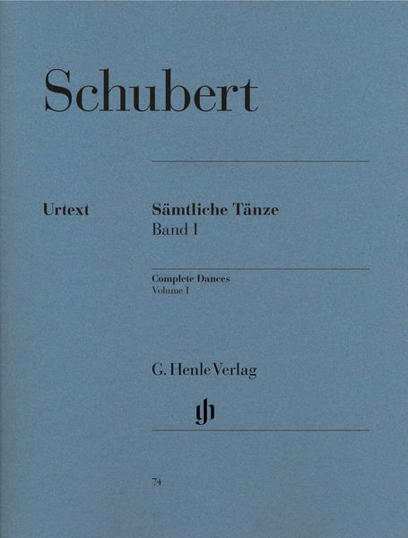 Henle Verlag Schubert Sämtliche Tänze 1