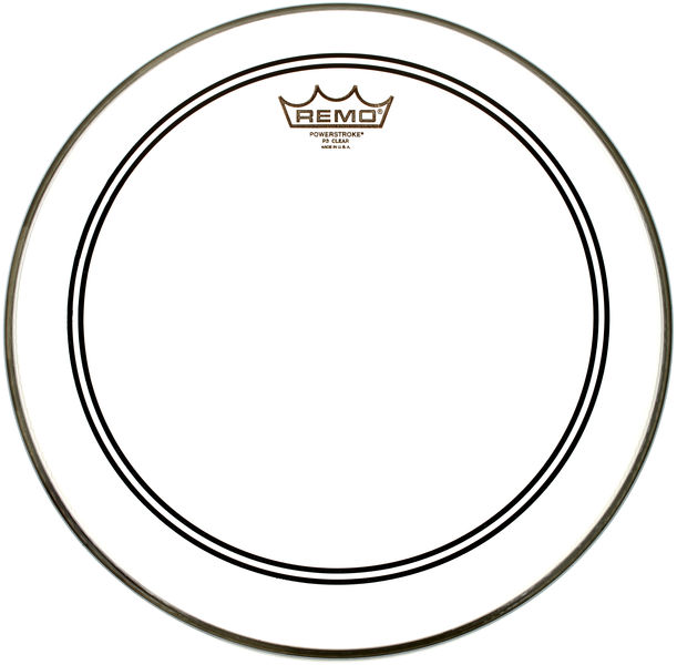 Remo 14" Powerstroke 3 Clear CS-Dot