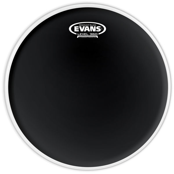 Evans 12" TomTom Resonant Head Black