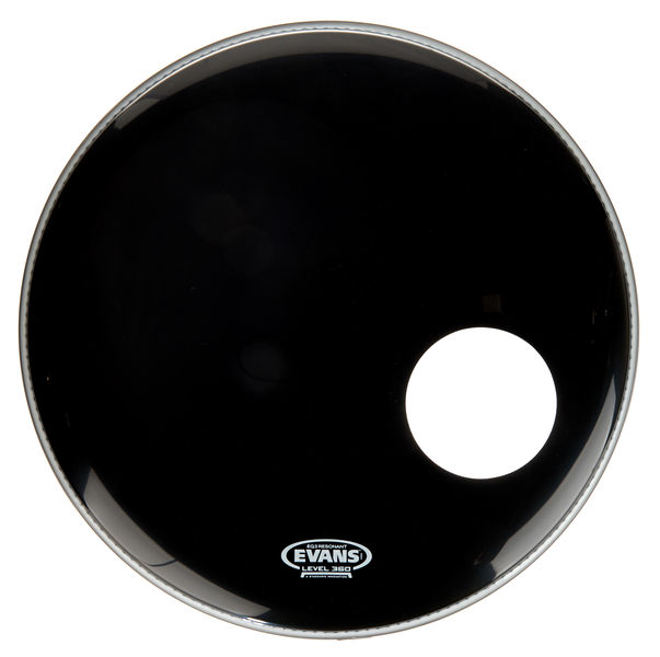 Evans 20" EQ3 Resonant Bass Drum BK