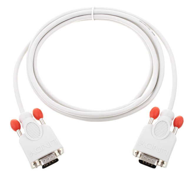 Lindy RS232 Cable 9pin male/male 2m