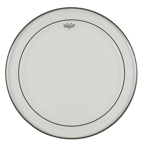 Remo 28" Pinstripe Clear Bass Drum
