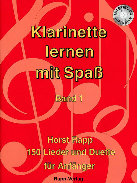 Horst Rapp Verlag Klarinette lernen mit Spaß