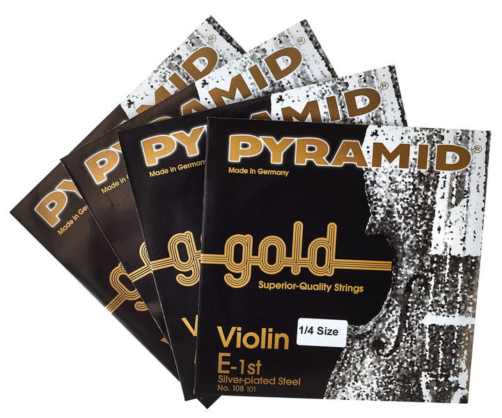 Pyramid Gold Violin Strings 1/4