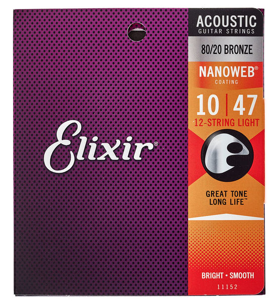 Elixir Nanoweb Light 12 Str. Acoustic