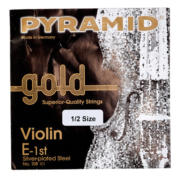 Pyramid Gold Violin String E1/2