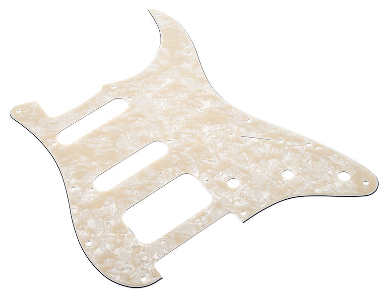 Fender Pickguard HSS White Moto