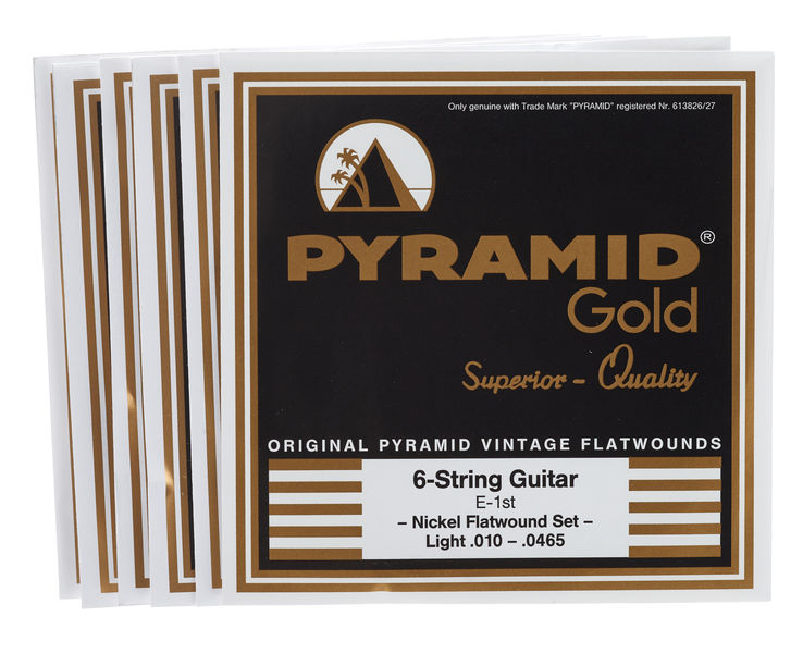 Pyramid Gold Flatwound 010-0465