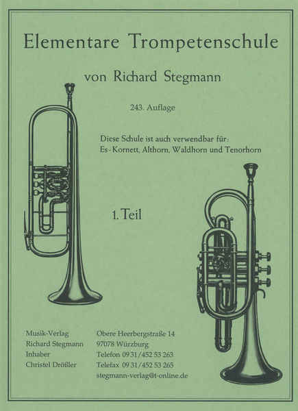 Richard Stegmann Elementare Trompetenschule 1