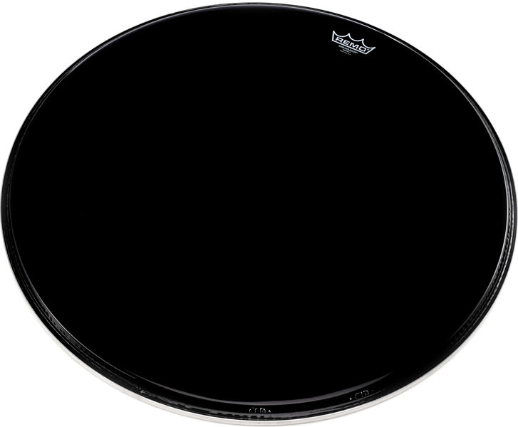 Remo 24" Ambassador Ebony Bass Drum