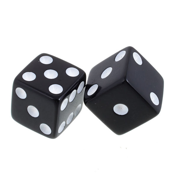Allparts Dice Poti Knobs Black