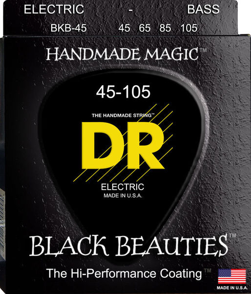 DR Strings Black Beauties BKB-45