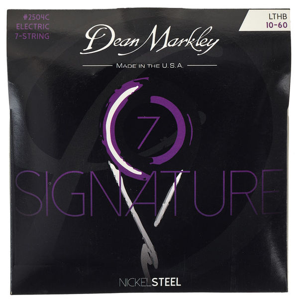 Cordes guitare Dean Markley 2504C Sign. Ser. 7 Str LTHB | Test, Avis & Comparatif